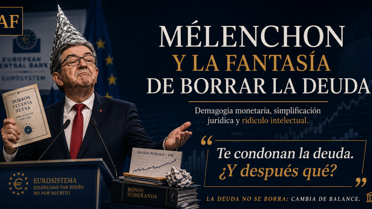 Mélenchon y la fantasía de borrar la deuda