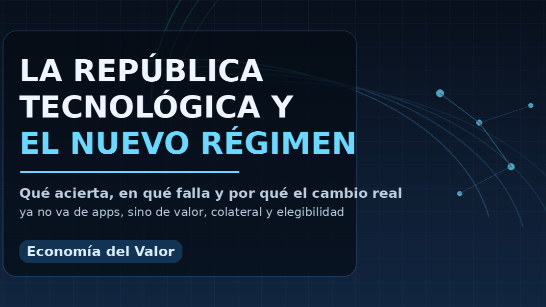 La República Tecnológica, las teorías de conspiración y el error de no entender el régimen que está emergiendo